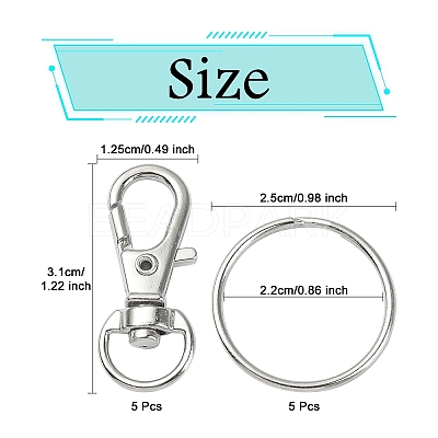 DIY Keychain Making Kit DIY-YW0007-68-1