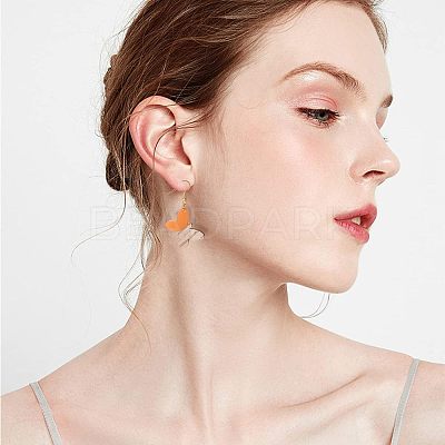 DIY Dangle Earring Making Kits RESI-OC0001-09-1