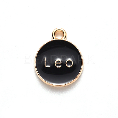 Alloy Enamel Pendants LS-X-ENAM-S124-01B-08G-1