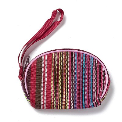 Stripe Pattern Cotton Clothlike Bags ABAG-C005-05-1