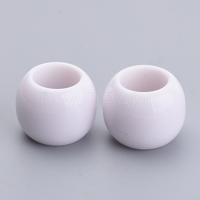 Opaque Acrylic Beads X-SACR-S300-15G-01-1