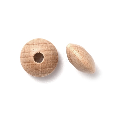 Beech Wood Beads WOOD-WH0120-05B-1
