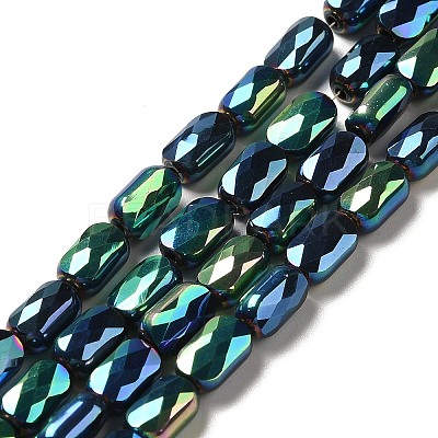 Electroplate Glass Beads Strands EGLA-F150-FP02-1