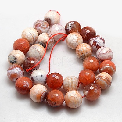 Natural Fire Crackle Agate Beads Strands G-L084-14mm-04-1