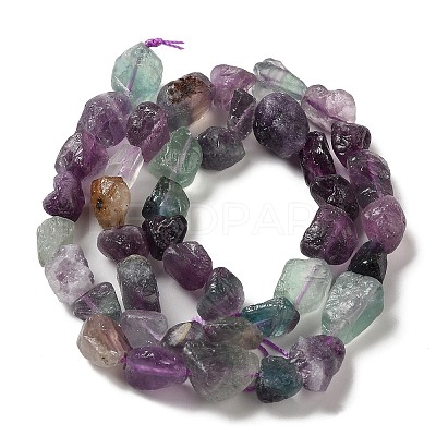 Raw Rough Natural Fluorite Beads Strands G-I283-G02-02-1