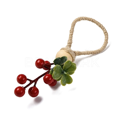 Jute Twine Napkin Rings AJEW-U016-01C-1