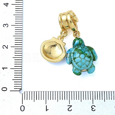 Brass Micro Pave Clear Cubic Zirconia Pendants KK-CBA74BF-13G-04-1