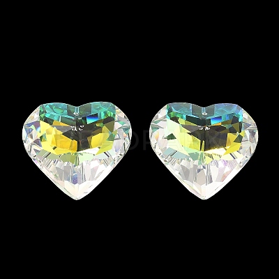Electroplate Glass Charms EGLA-M028-01B-1