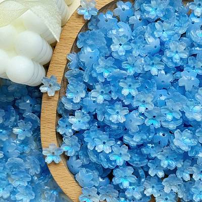 Electroplate Transparent Glass Beads PW-WG44A55-06-1