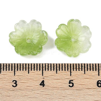 Transparent Spray Paint Glass Beads X1-GLAA-H035-04E-1