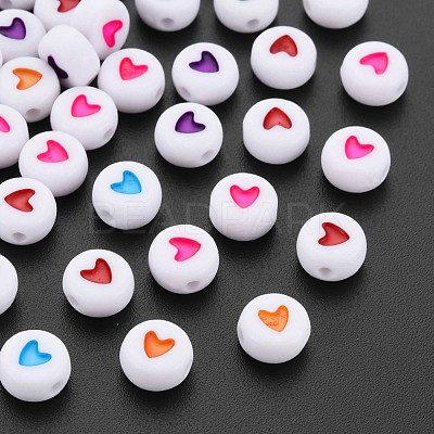 Acrylic Beads X-MACR-T009-08-1