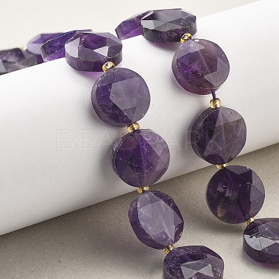 Natural Amethyst Beads Strands G-C116-A167-03-1