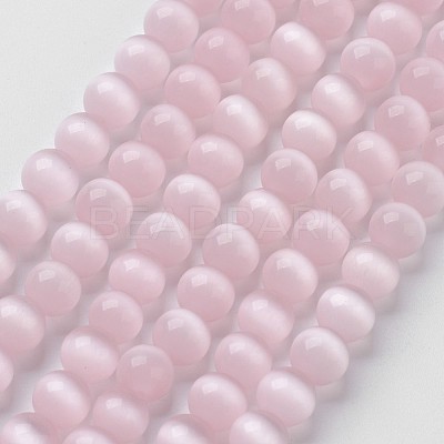 Cat Eye Beads Strands X-CER56-1