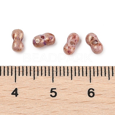 Picasso Glass Seed Beads SEED-Q038-02D-1