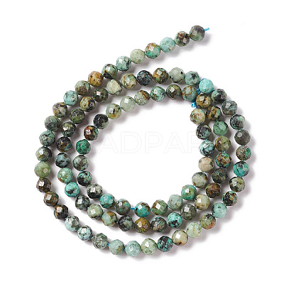 Natural African Turquoise(Jasper) Beads Strands X-G-F717-01-1