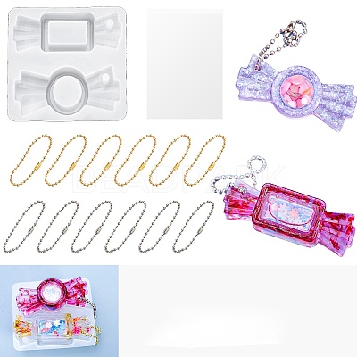 DIY Candy Pendant Shaker Silicone Molds Kit DIY-A038-04-1