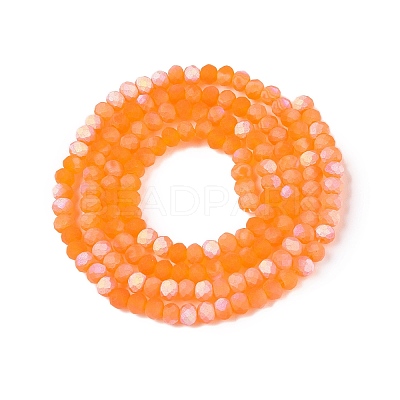 Transparent Glass Beads Strands EGLA-A044-T2mm-MB25-1