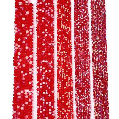 Transparent Glass Beads Strands EGLA-A044-T2mm-MB01-1