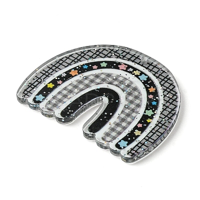 Opaque Acrylic Pendants LS-SACR-P032-01A-1
