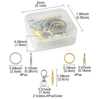 DIY Alloy Keychain Making Kit DIY-FS0005-81-1