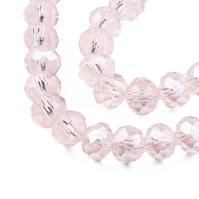 Electroplate Glass Beads Strands EGLA-A034-T4mm-A03-1