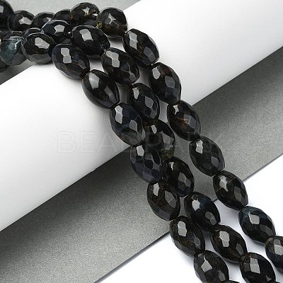 Dyed Natural Tiger Eye Beads Strands G-C135-J01-01-1