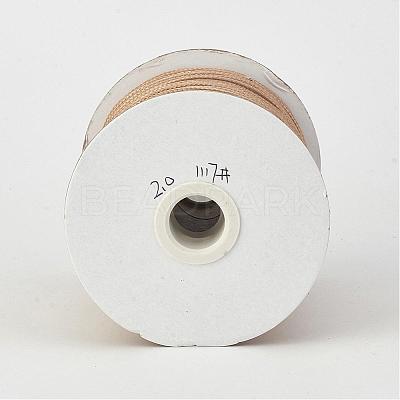 Eco-Friendly Korean Waxed Polyester Cord YC-P002-1mm-1117-1