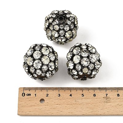 Brass Rhinestone Beads RB-J023-1
