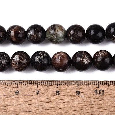 Natural Biotite Beads Strands G-Q616-01D-1