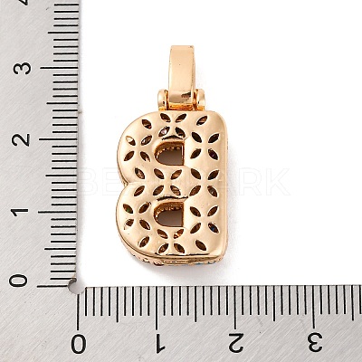 Brass Micro Pave Cubic Zirconia Pendants KK-C076-29B-G02-1