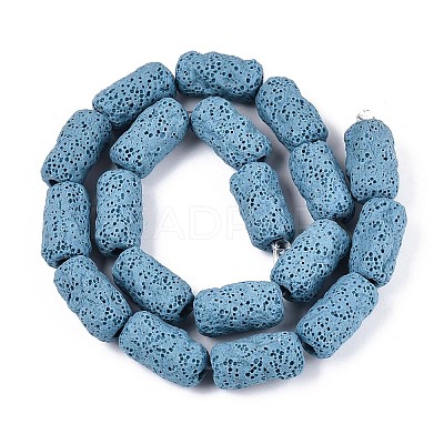 Natural Lava Rock Beads Strands G-N257-14A-01-1