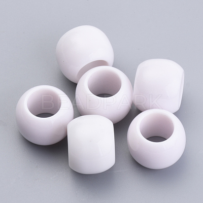 Opaque Acrylic Beads SACR-S300-15B-01-1