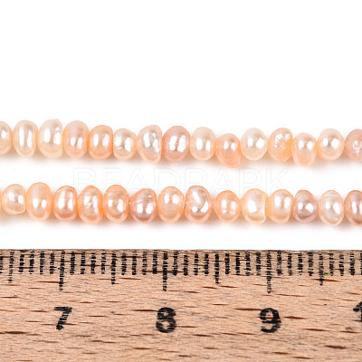 Natural Cultured Freshwater Pearl Beads Strands PEAR-N025-01C-1