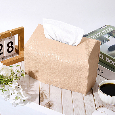 PU Leather Tissue Boxes AJEW-WH20064-35A-1