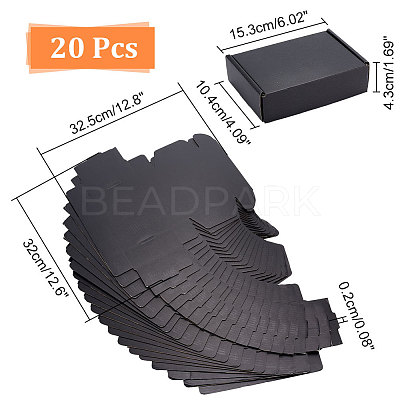 Foldable Cardboard Mailer Boxes LS-CON-WH0098-07-1