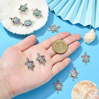 10Pcs Alloy Connector Charms PALLOY-CJ0002-39-1