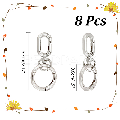 Alloy Swivel Clasps HJEW-UN00009-1