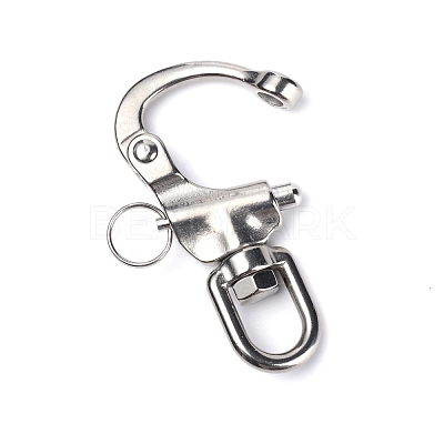 316 Stainless Swivel Eye Snap Shackle Quick Release Bail STAS-WH0025-17B-1