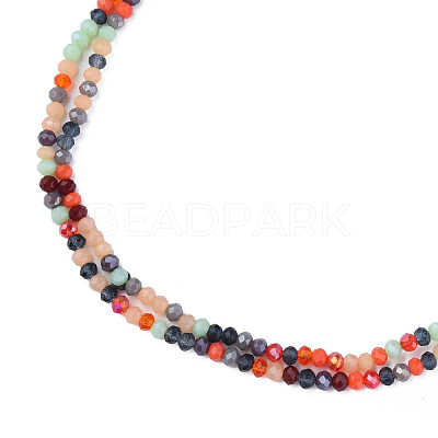 Glass Beads Strands GLAA-N051-11C-1