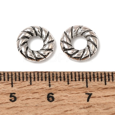 Tibetan Style Alloy European Beads AL-CBA3B63-33AS-1