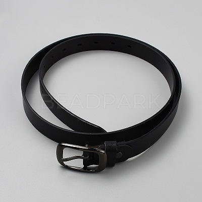PU Leather Corset Belts with Zinc Alloy Clasps AJEW-WH0007-34B-1