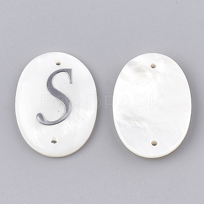 Freshwater Shell Links connectors SHEL-S274-23S-P-1