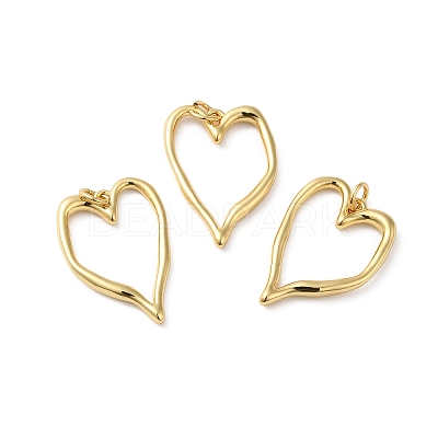 Rack Plating Brass Pendants KK-O142-24G-1