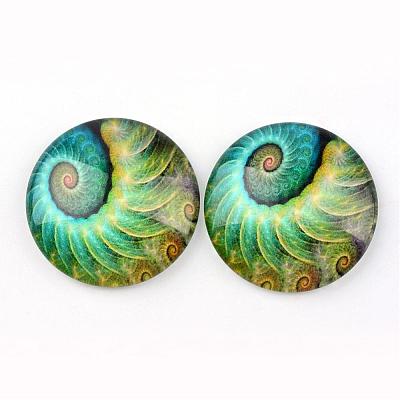 Glass Cabochons for DIY Projects GGLA-L020-25mm-59-1