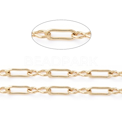 3.28 Feet Ion Plating(IP) 304 Stainless Steel Link Chains X-CHS-D032-04G-1