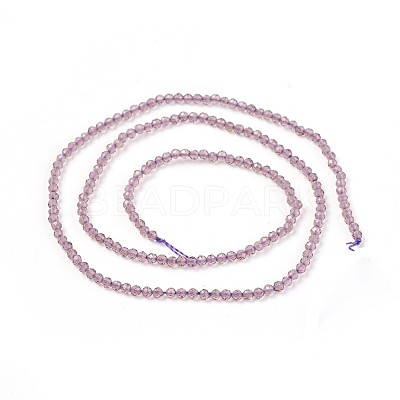 Transparent Glass Beads Strands GLAA-F094-A07-1
