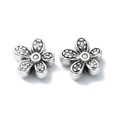 Tibetan Style Alloy Beads X-TIBEB-F065-01AS-01-1