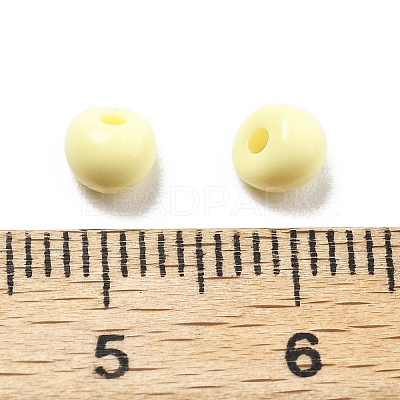 Acrylic Imitation Pearl Beads OACR-D300-01C-1