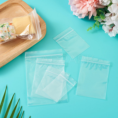 4 Sizes Transparent Plastic Resealable Packaging Bags OPP-TADJ0001-05A-1