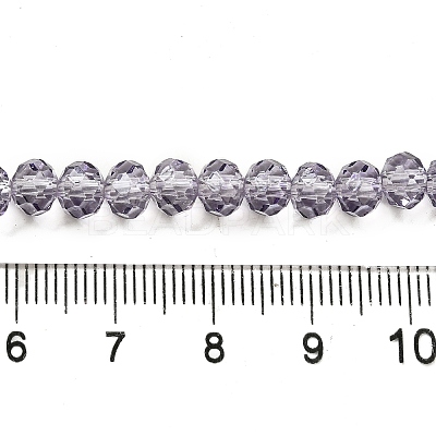 Transparent Baking Paint Glass Beads X1-DGLA-A034-T6mm-D07-1